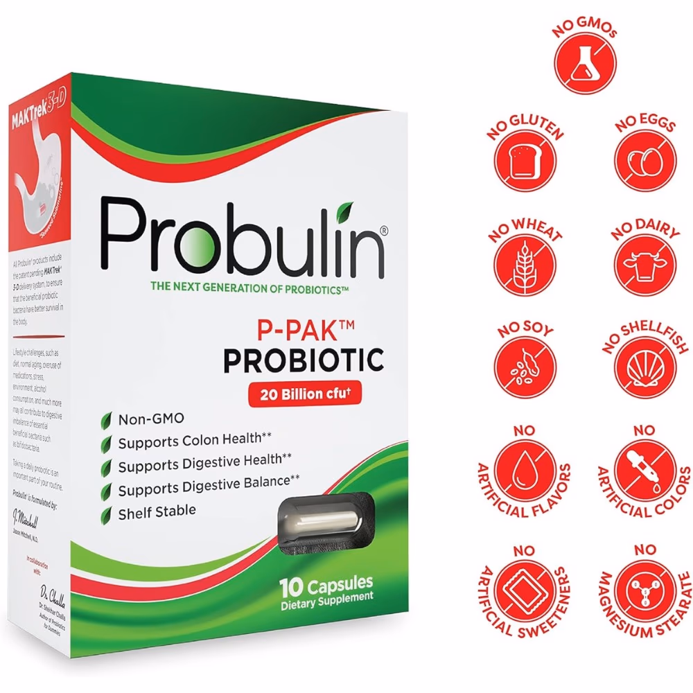 Probulin P Pak Probiotic 20B 10 Caps 2