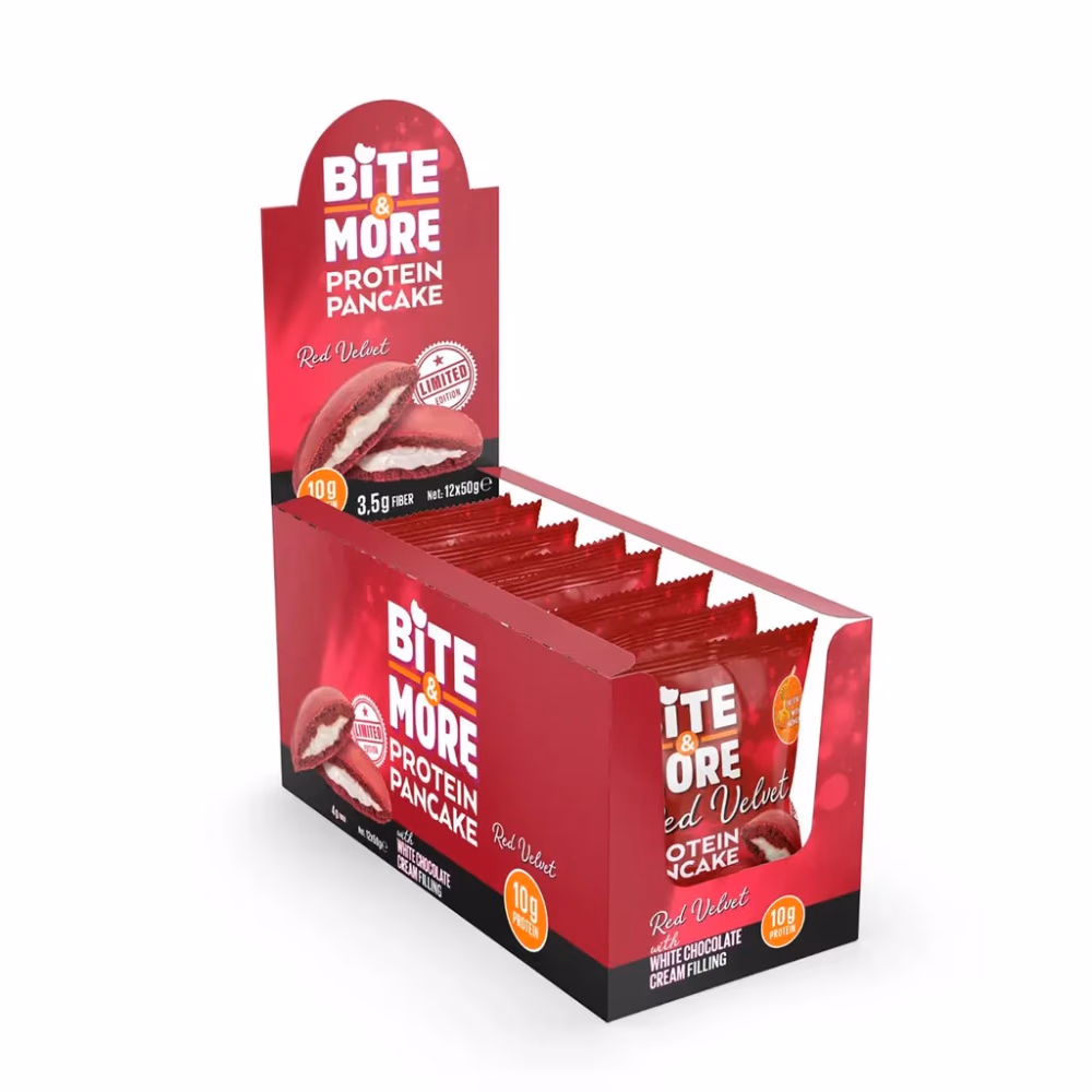 Bite and More Protein Pancake Red Velvet 50g 2