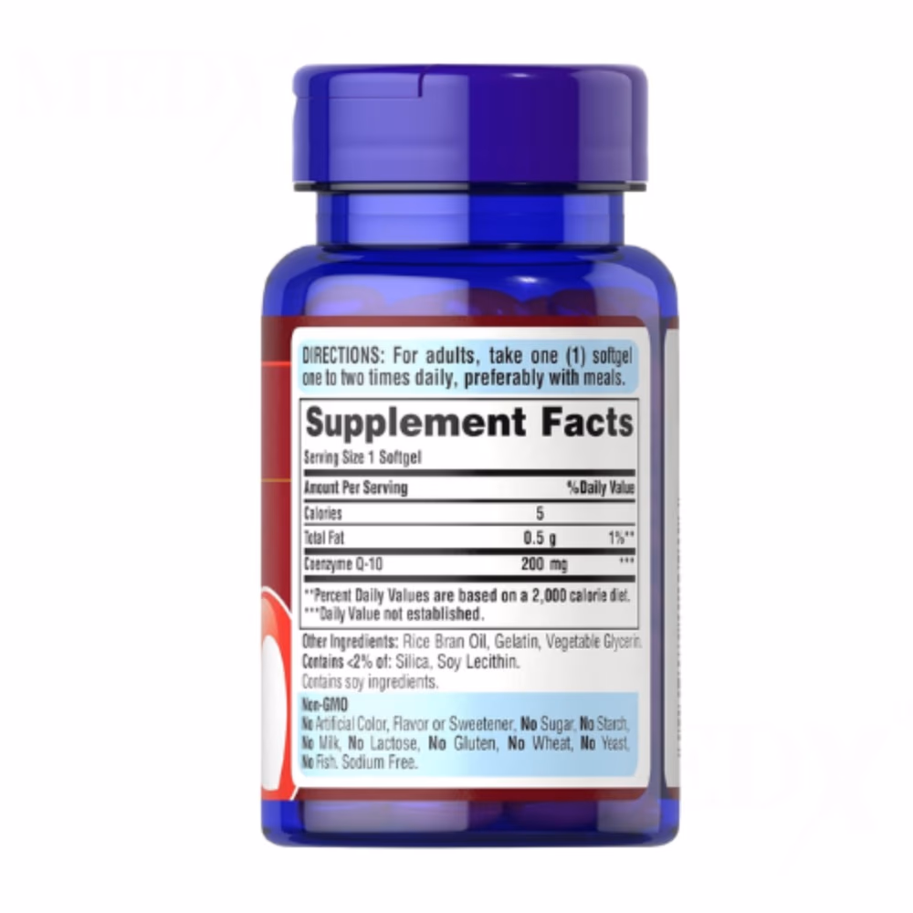 Puritans Pride CoQ10 200 mg – 30 Softgels 2