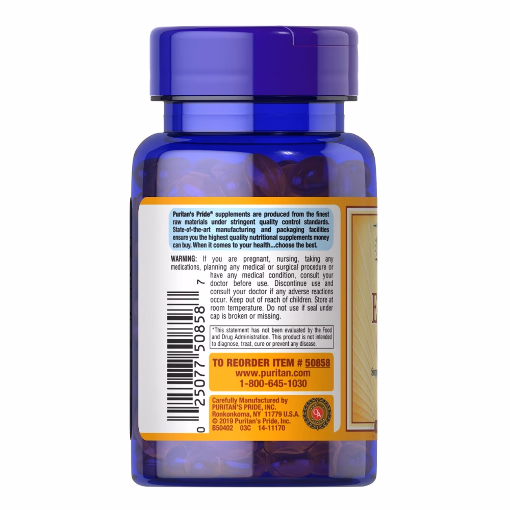 Puritan's Pride Vitamin E 400IU 50 Softgels 3