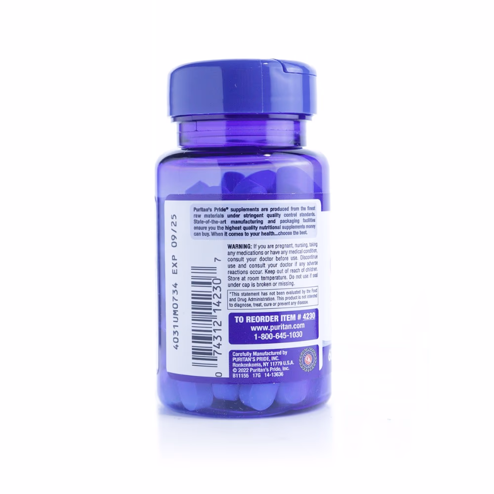 Puritans Pride Calcium 600 + Vitamin D3 Caplets 60S 3