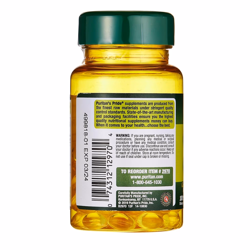 Puritans Pride 1000mg Garlic Oil 100s 2