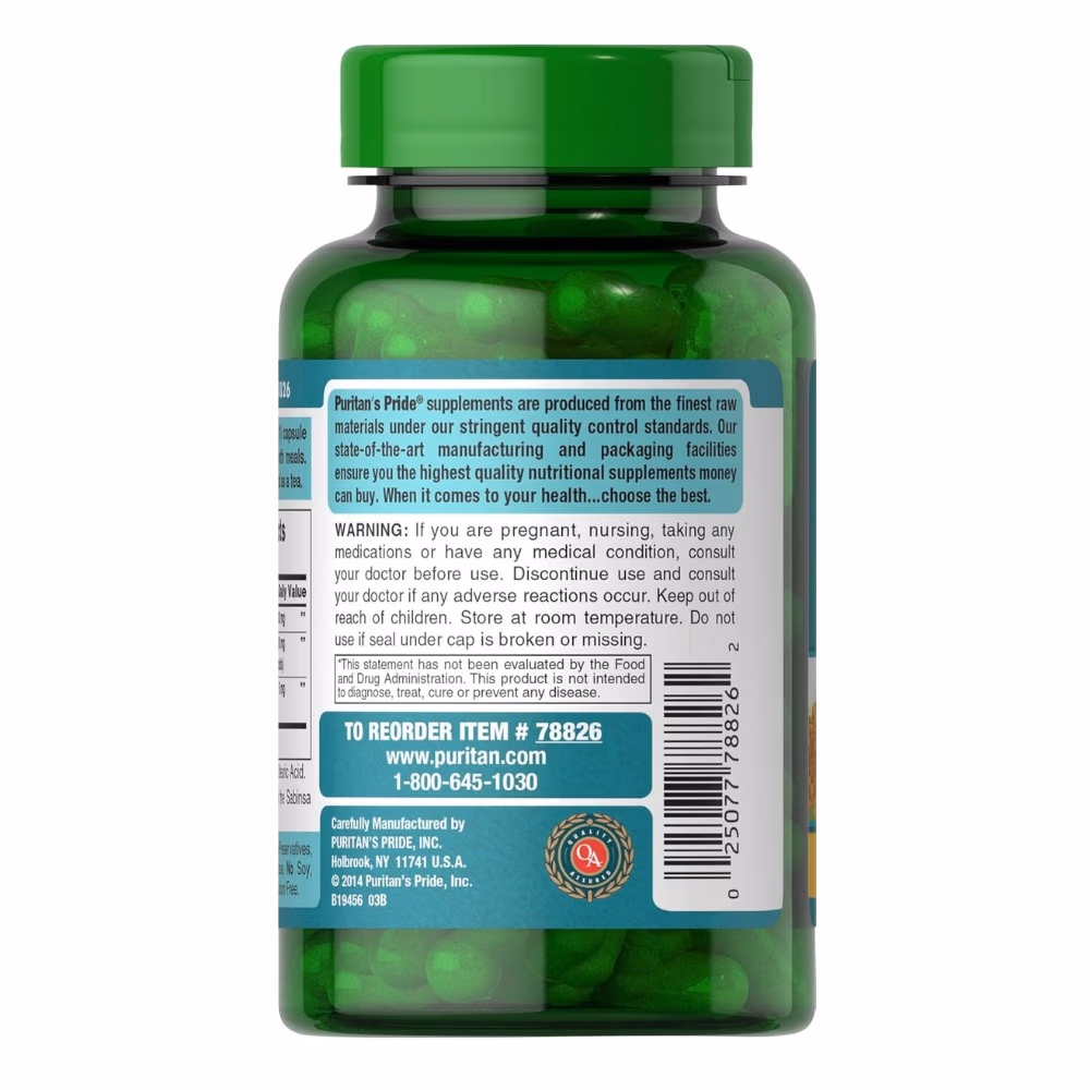 Puritans Pride Turmeric Curcumin 1000 mg 60 Capsules 2