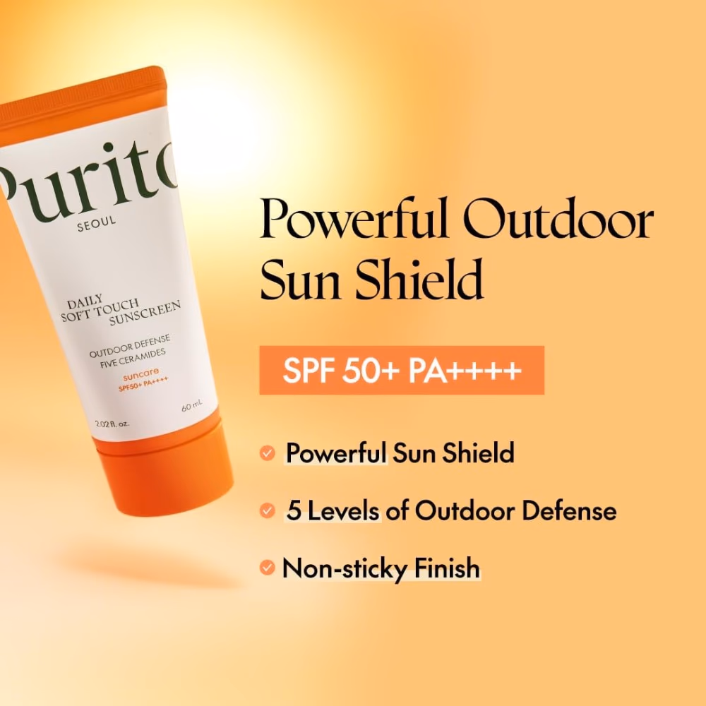 Purito Daily Soft Touch Sunscreen SPF50+ PA++++ – 60ml  2
