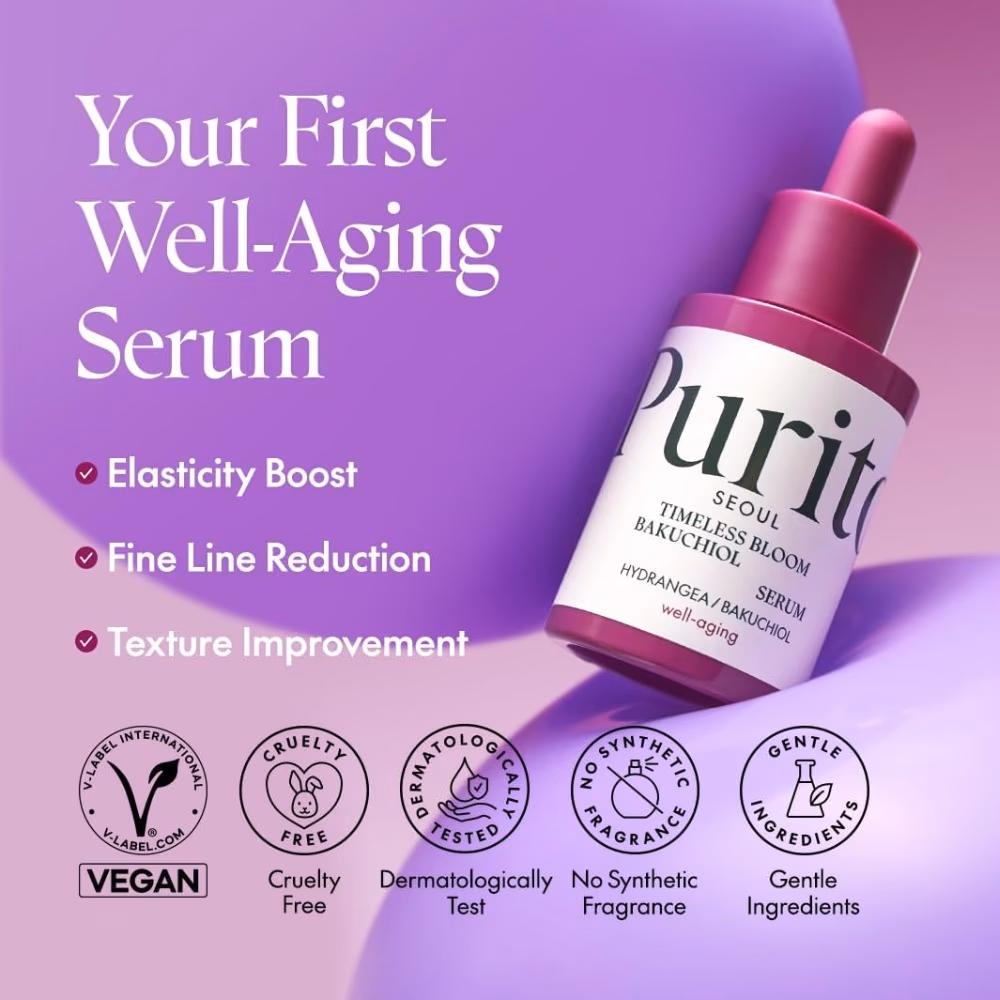 Purito Timeless Bloom Bakuchiol Serum – 30 ml 2