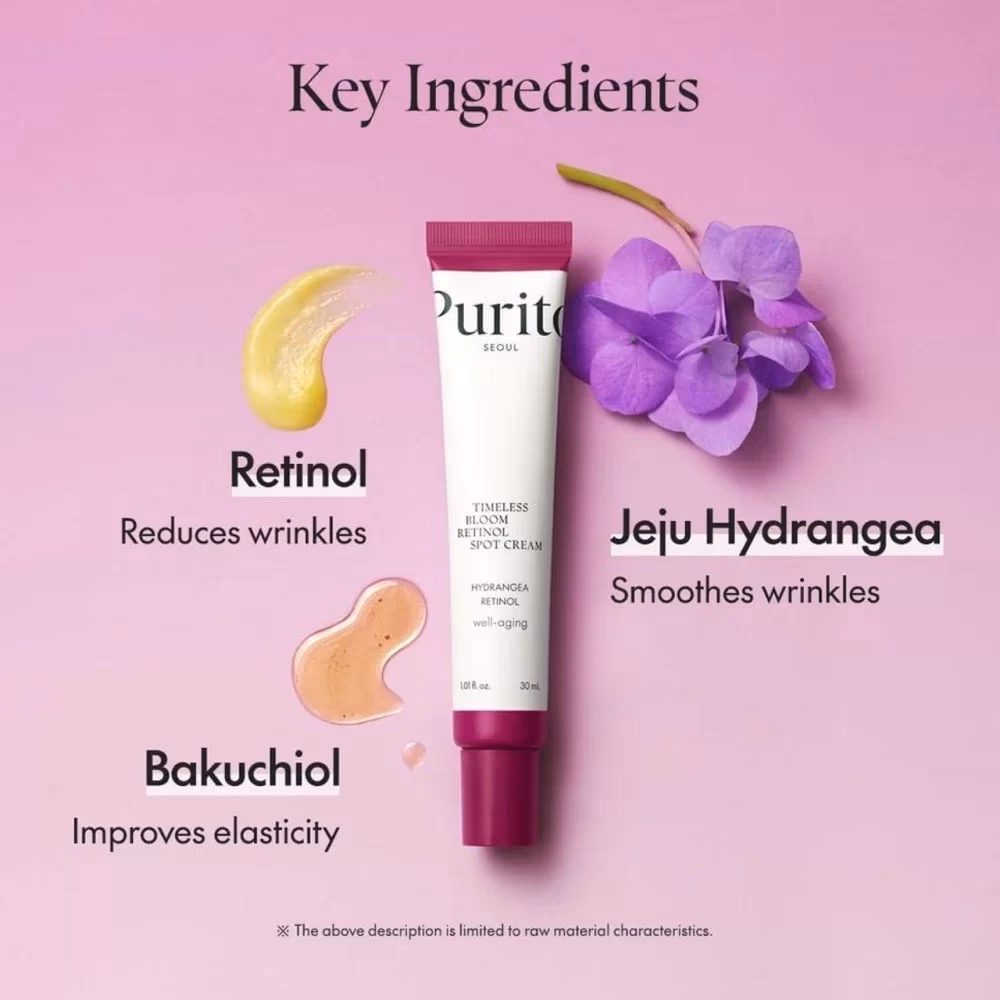 Purito Timeless Bloom Retinol Spot Cream – 30 ml  5