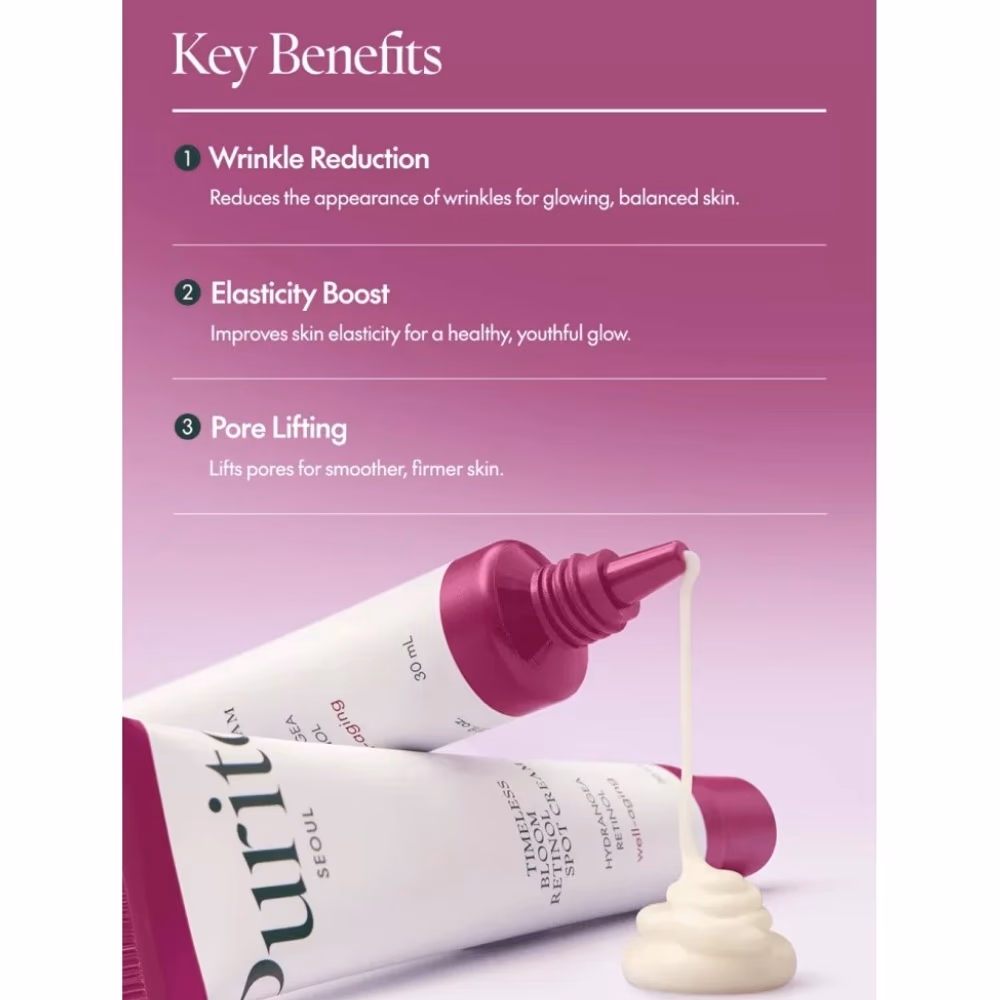 Purito Timeless Bloom Retinol Spot Cream – 30 ml  4