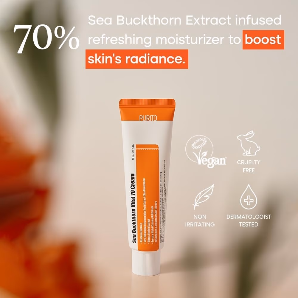 Purito Sea Buckthorn Vital 70 Cream 4