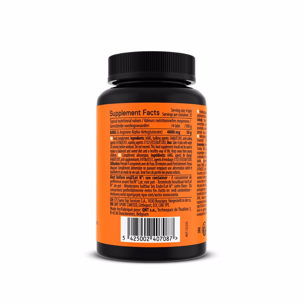 QNT AAKG 4000mg - 100 Tablets 2