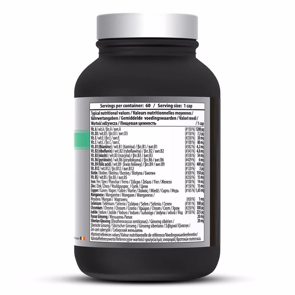QNT Care Mens Multivitamin - 60 Capsules  2