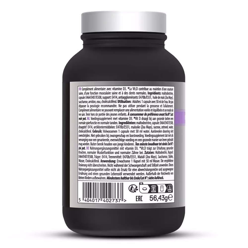 QNT Care Vitamin D3 3000IU - 90 Vegan Capsule 3