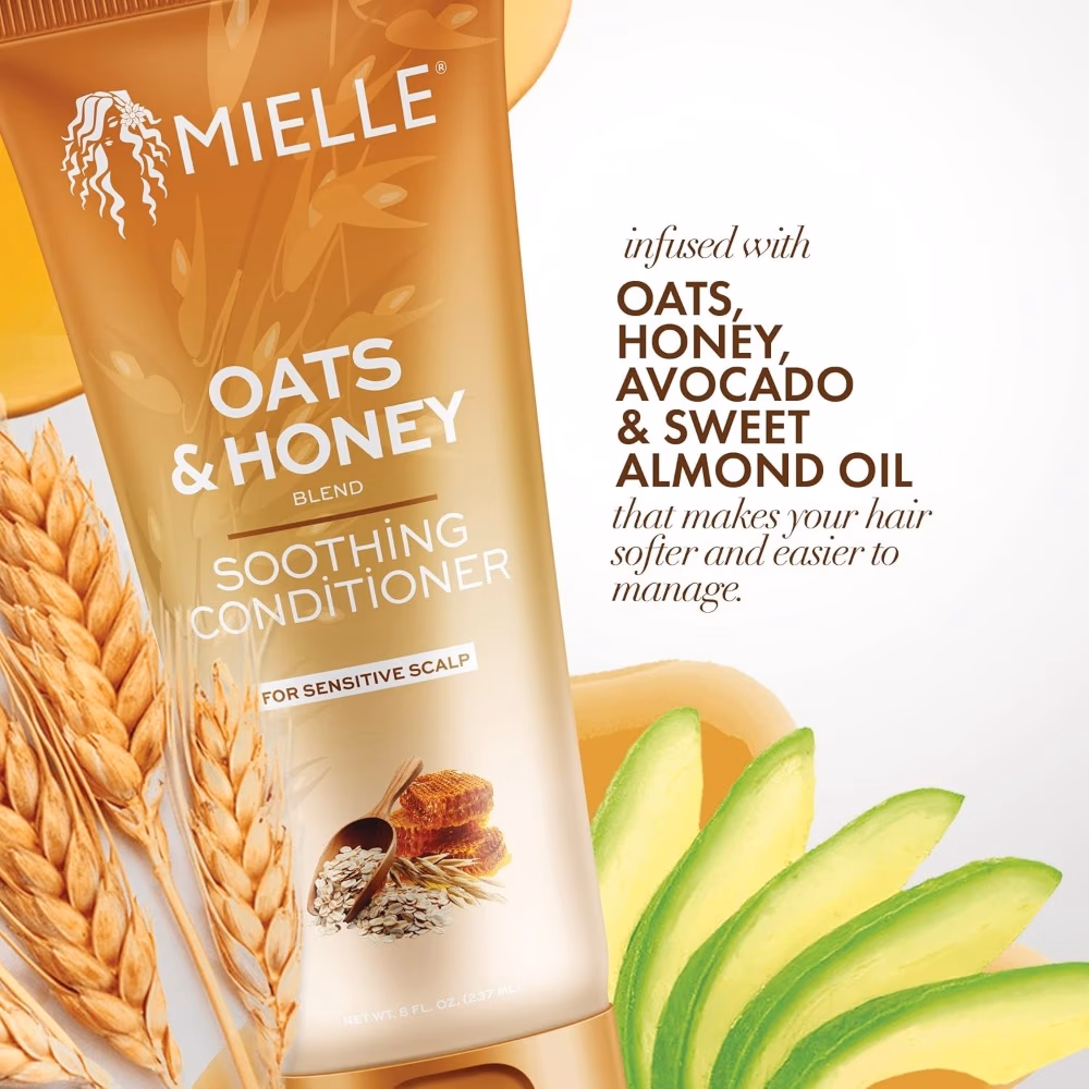 Mielle Oats And Honey Soothing Conditioner 237ml 3