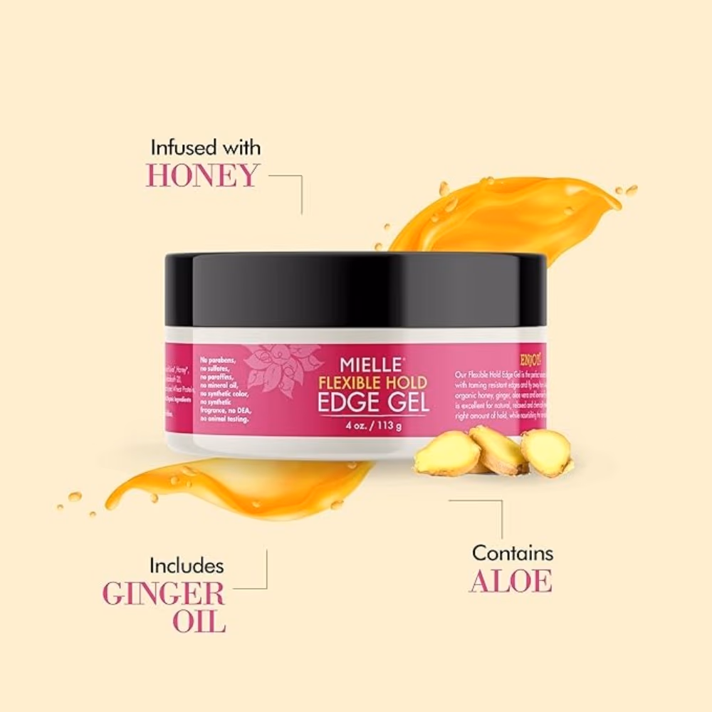  Mielle Honey & Ginger Edge Gel (113g) 3