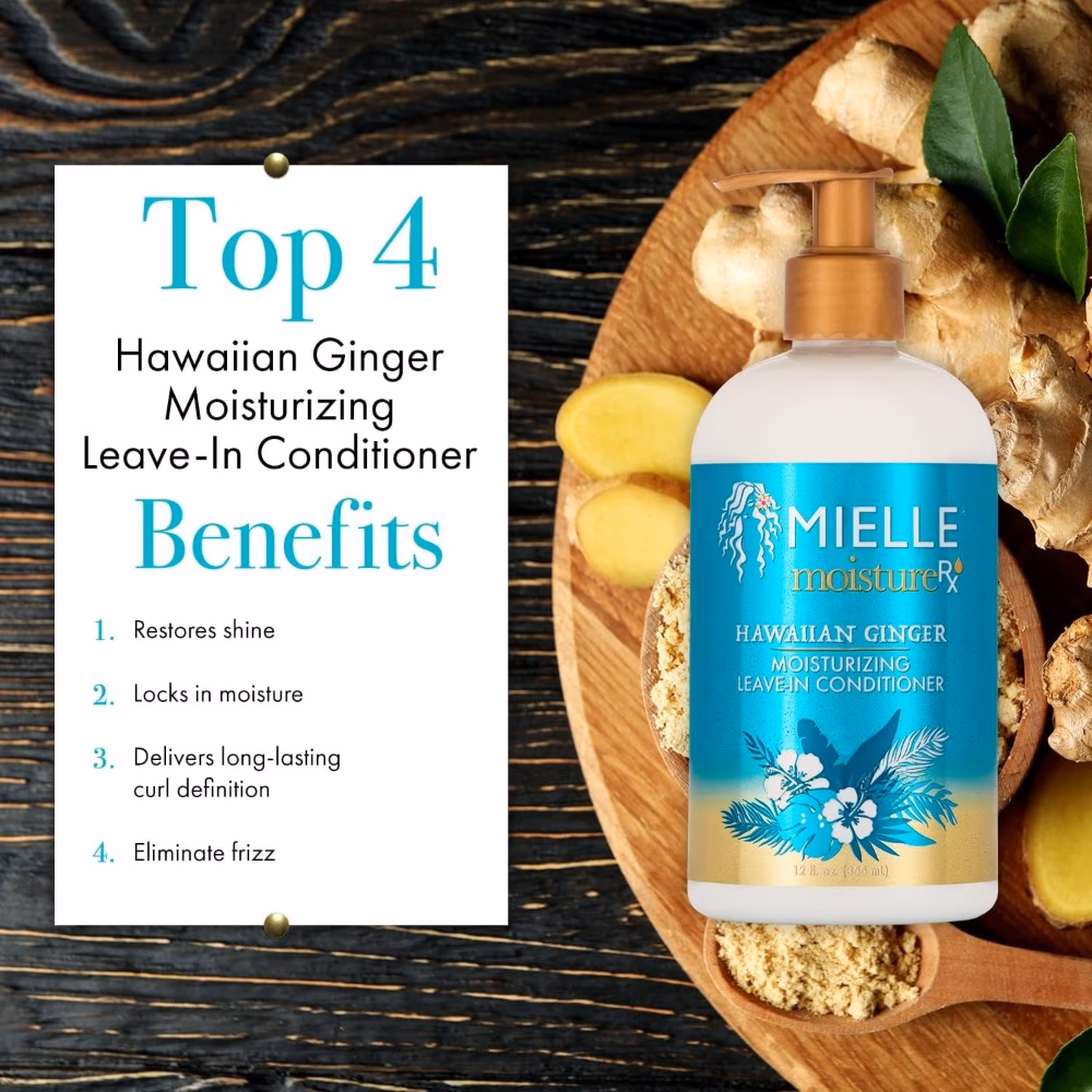 Mielle Moisture RX Hawaiian Ginger Leave In Conditioner (355ml) 3
