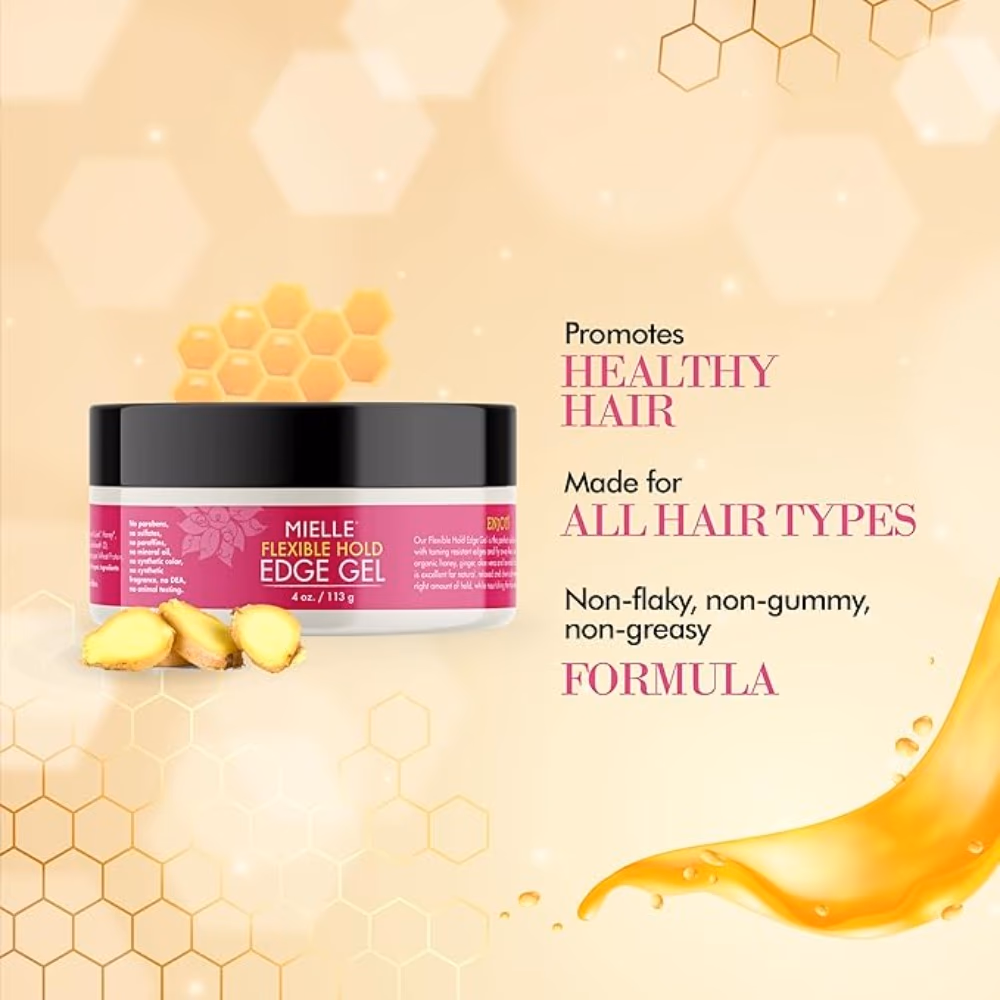  Mielle Honey & Ginger Edge Gel (113g) 4
