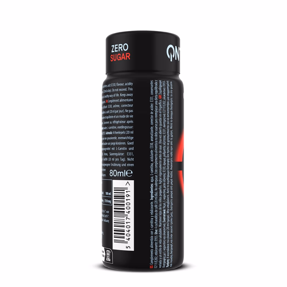 QNT L-Carnitine 3000 80ML 12 Shots Red Fruit 3