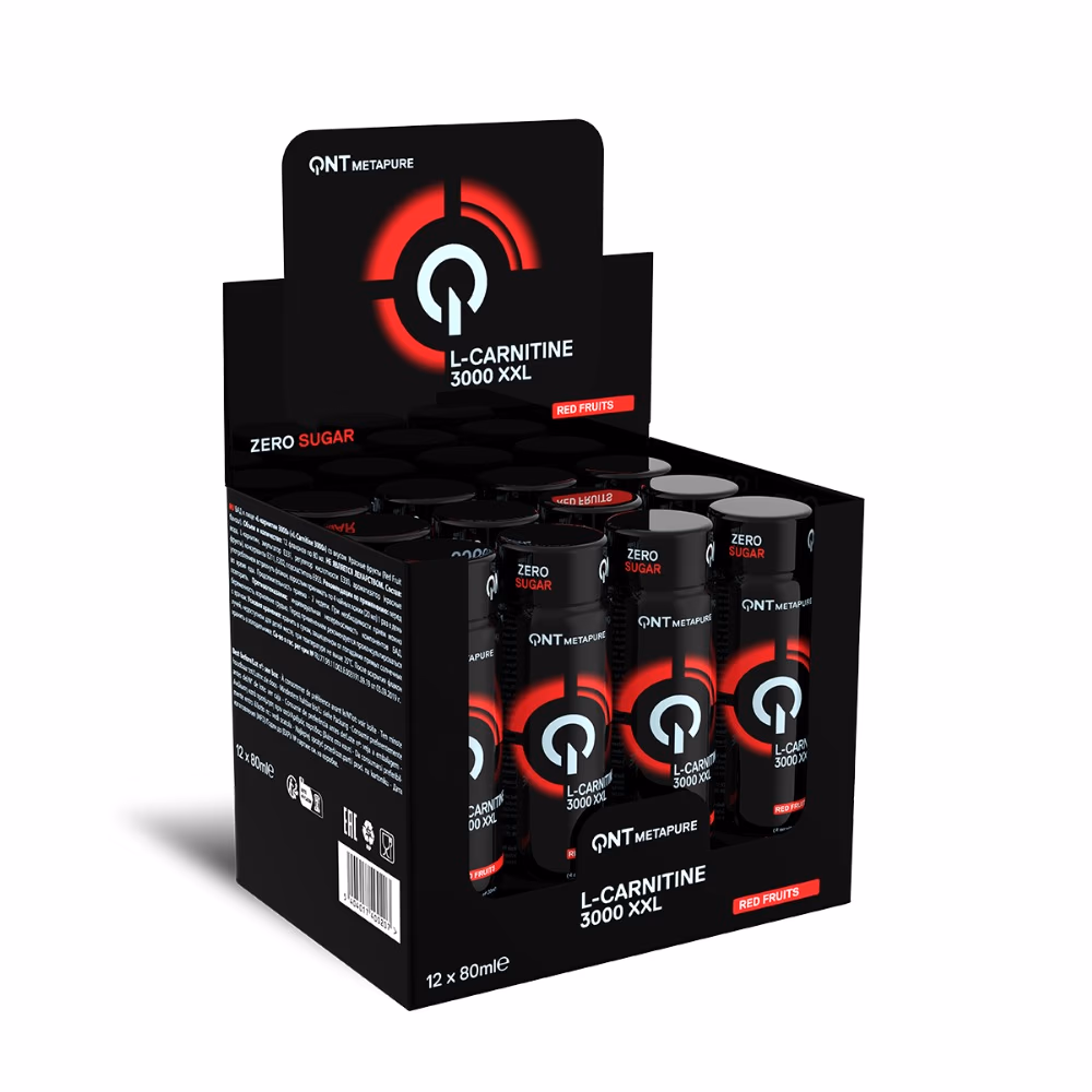 QNT L-Carnitine 3000 80ML 12 Shots Red Fruit 2