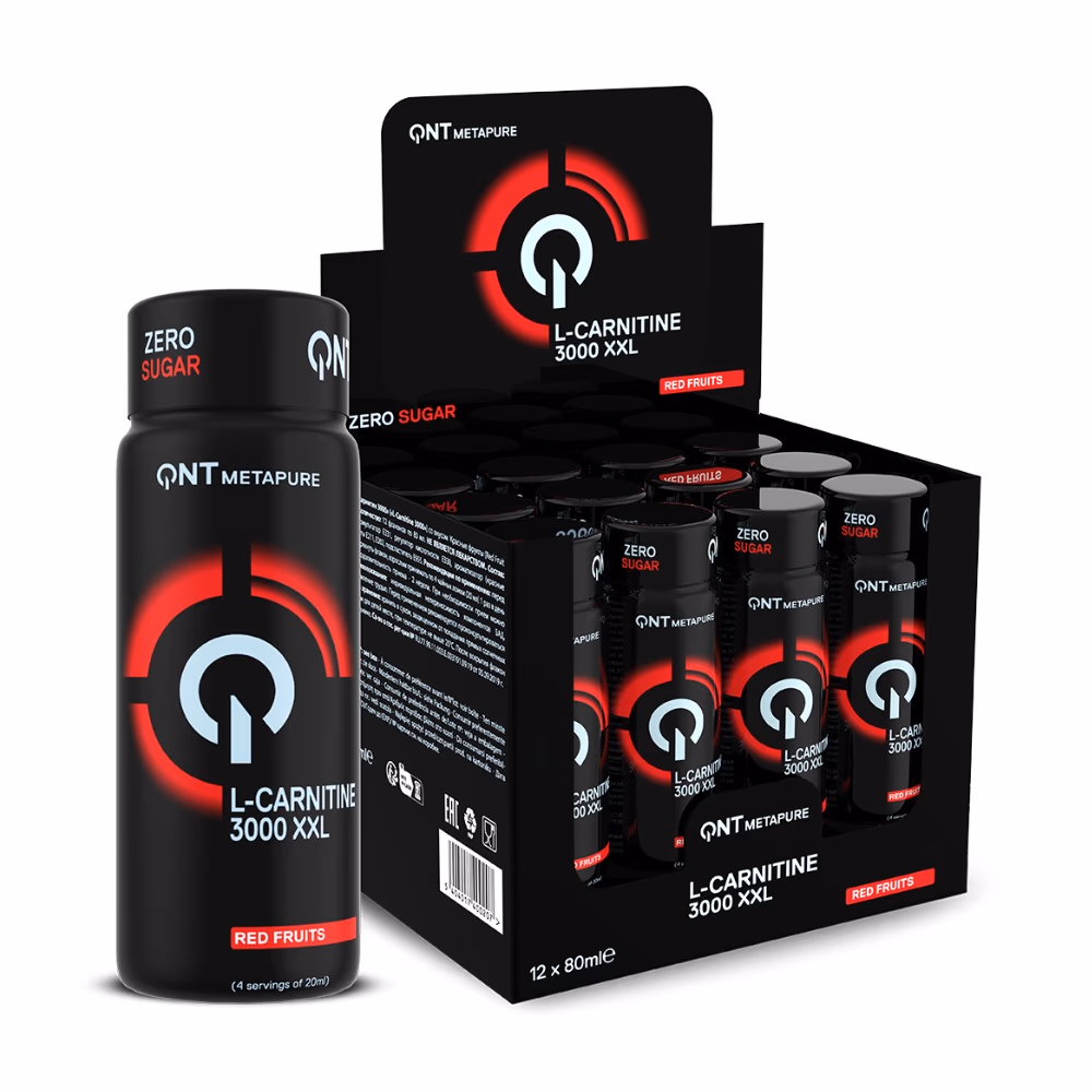 QNT L-Carnitine 3000 80ML 12 Shots Red Fruit 4