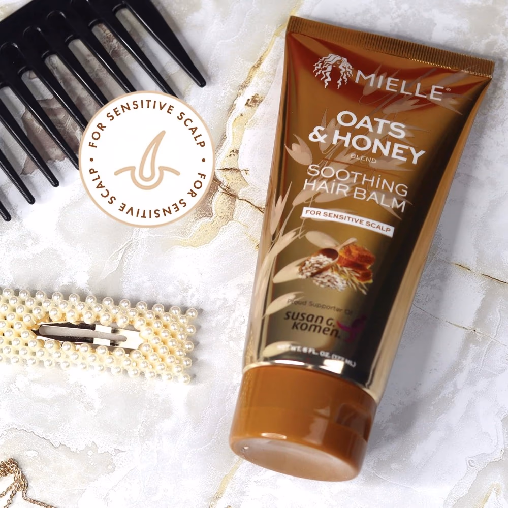 Mielle Oats & Honey Soothing Hair Balm (177ml) 2