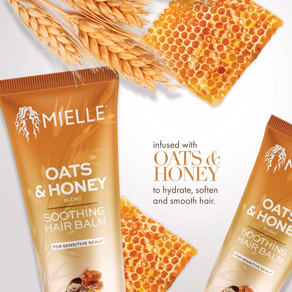 Mielle Oats & Honey Soothing Hair Balm (177ml) 3
