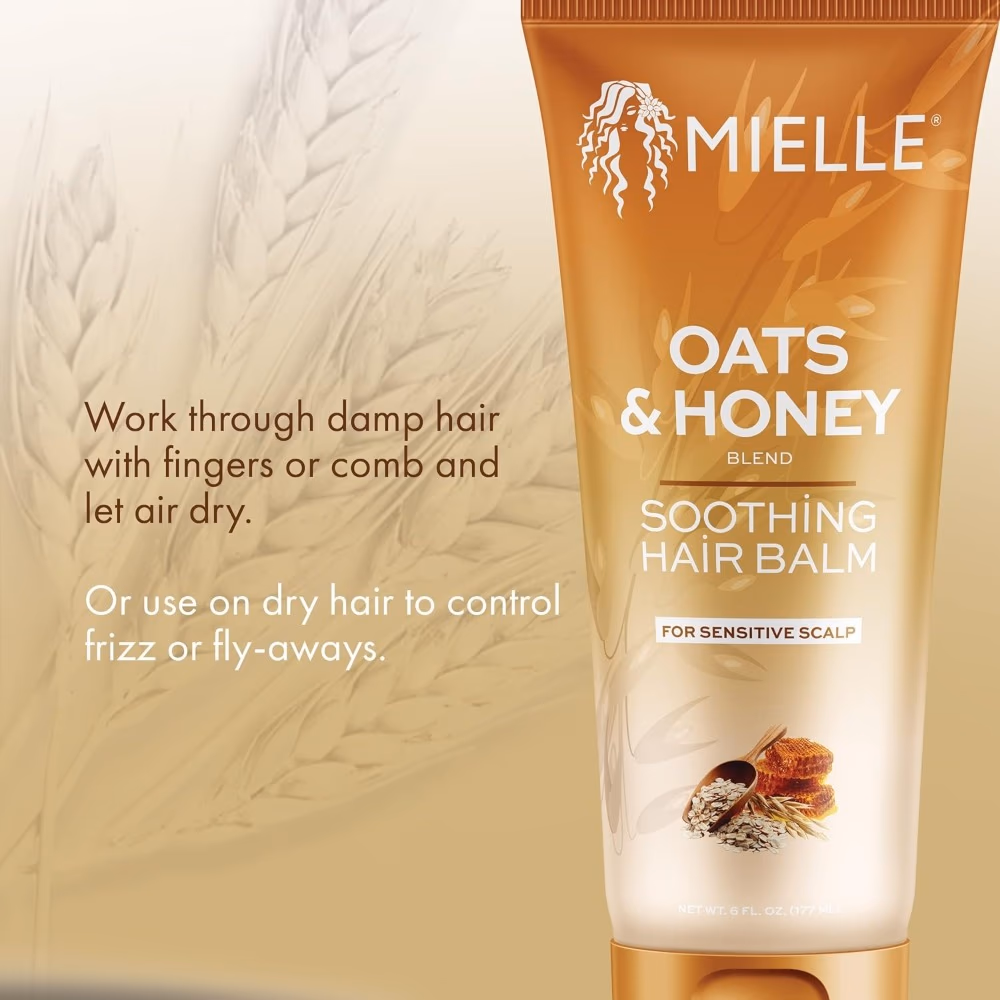 Mielle Oats & Honey Soothing Hair Balm (177ml) 4