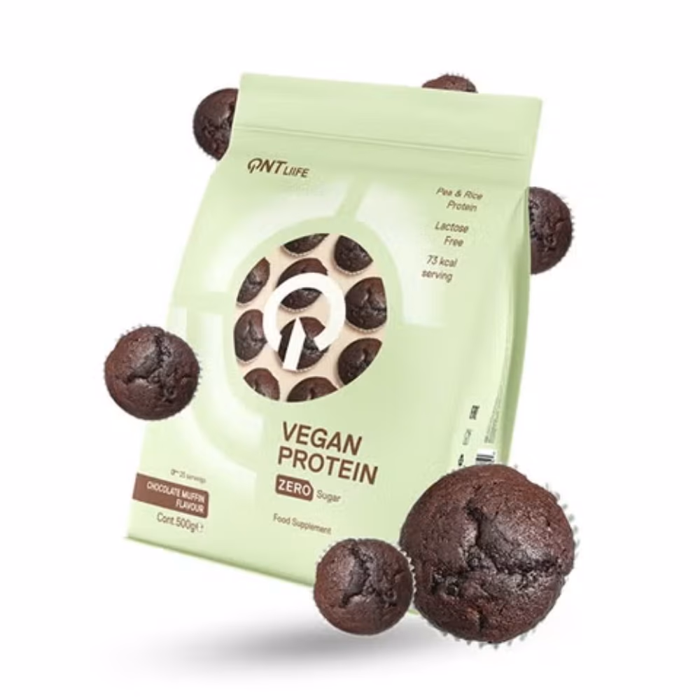 QNT Liife Vegan Protein Chocolate Muffin Flavor 500g 3