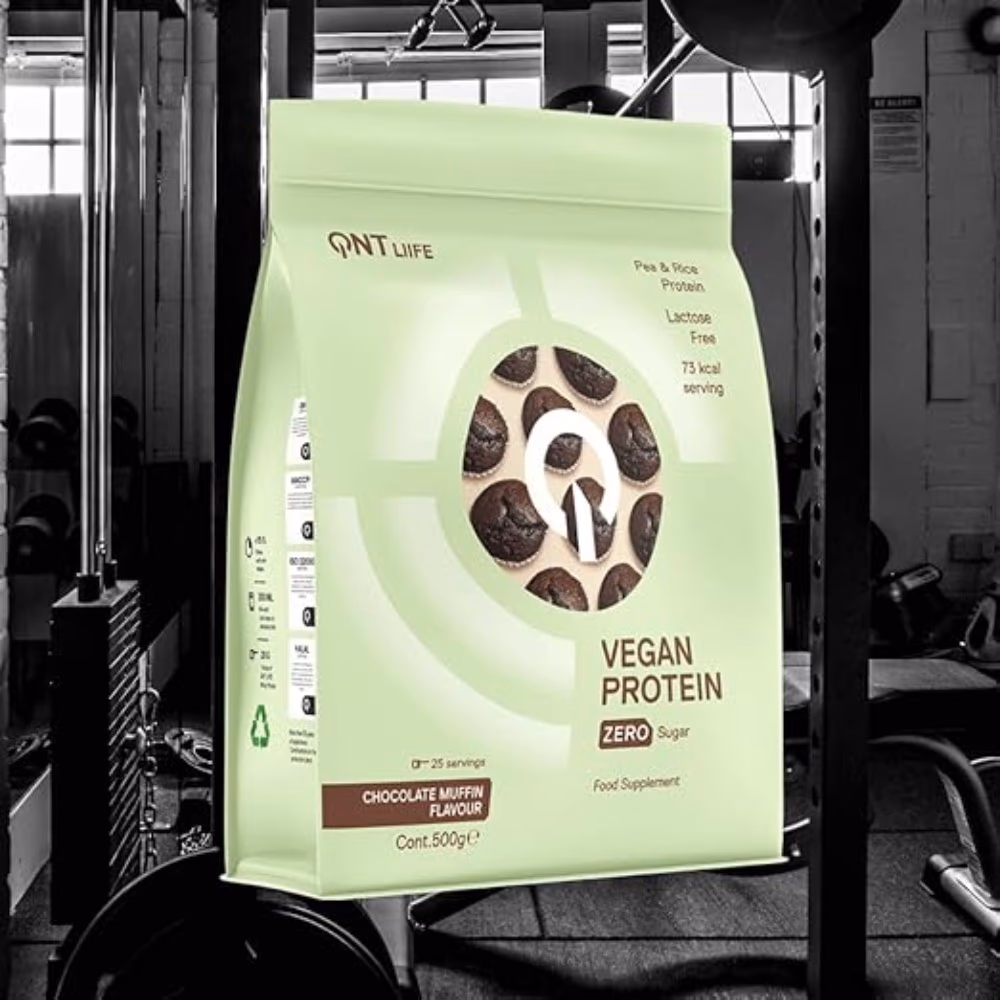 QNT Liife Vegan Protein Chocolate Muffin Flavor 500g 4