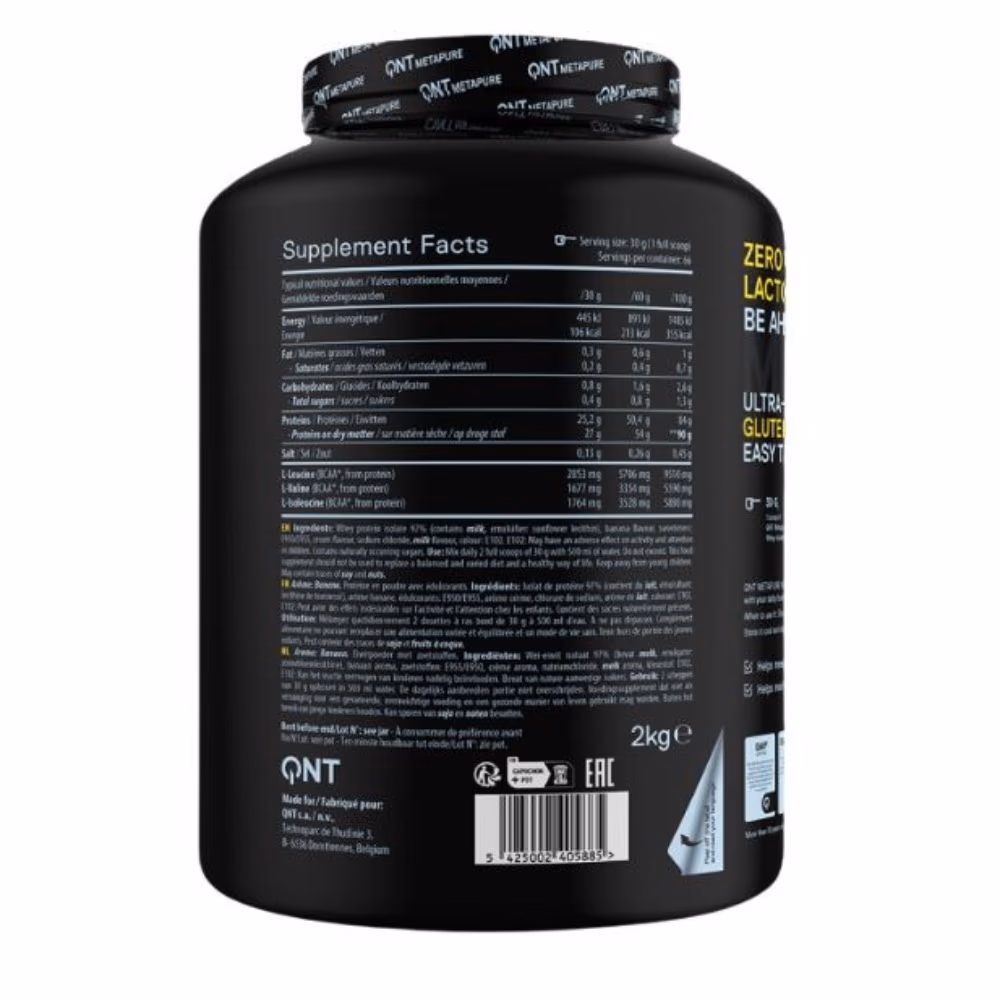 QNT Metapure Whey Isolate 4.4LB Banana 2