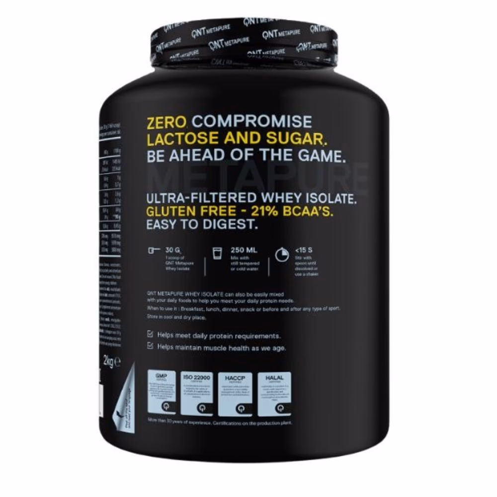 QNT Metapure Whey Isolate 4.4LB Banana 3