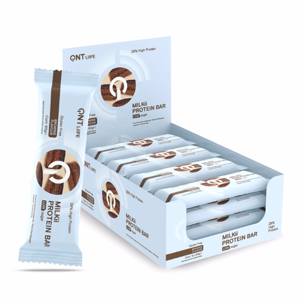 QNT Milki Protein Bar 60GM Brownie 2