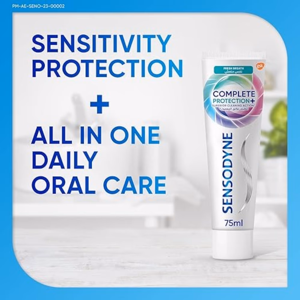 Sensodyne Complete Protection Plus Fresh Breath Toothpaste 75ml 3