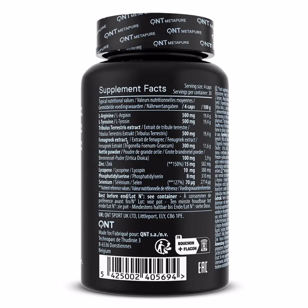 QNT Metapure Testek - 120 Capsule 2