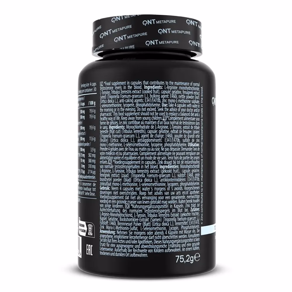 QNT Metapure Testek - 120 Capsule 3