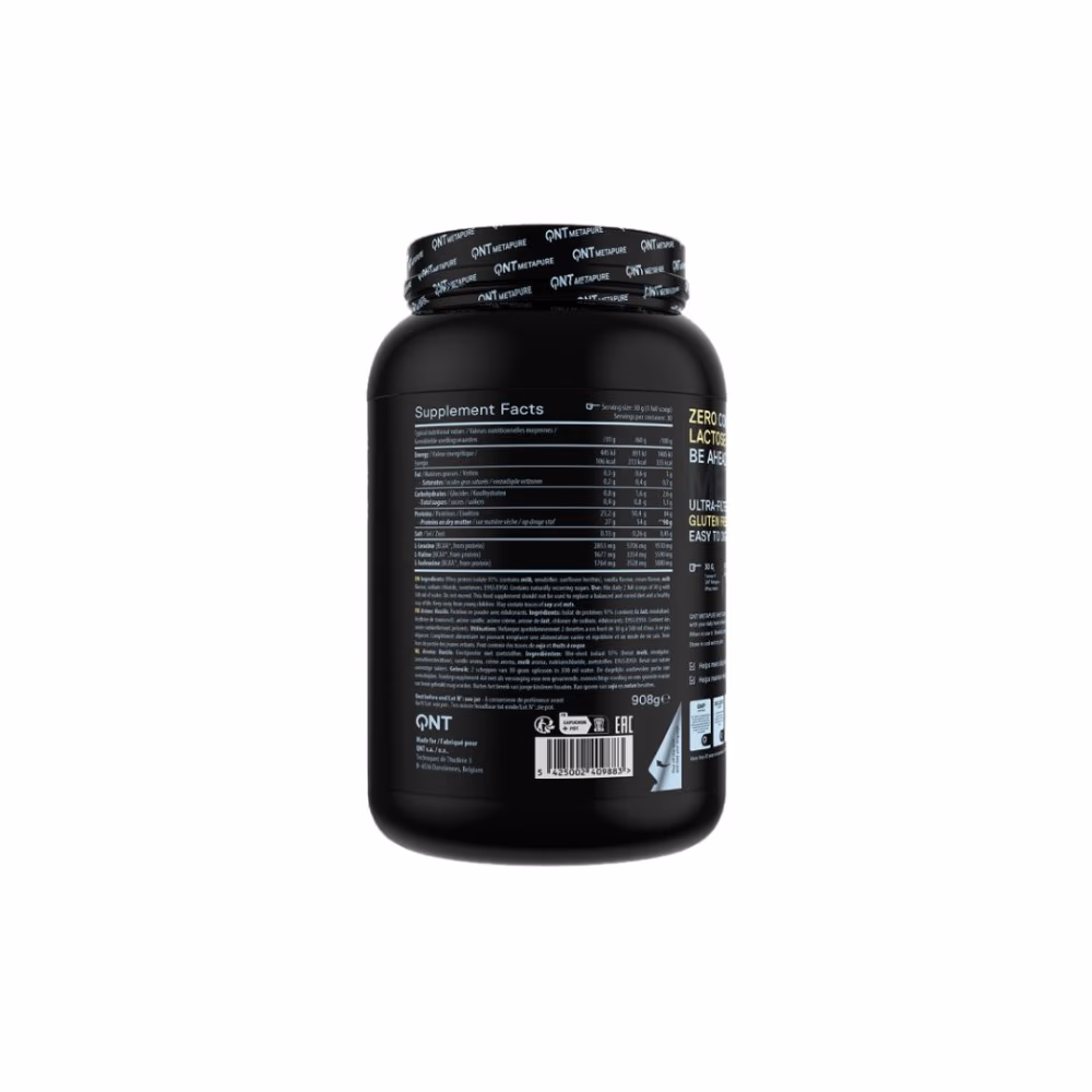 QNT Metapure Whey Isolate Vanilla Flavor 908g 2