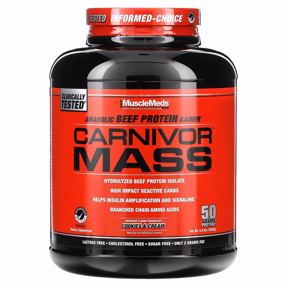 MuscleMeds Carnivor Mass  Cookies & Cream 5.8 lbs 2