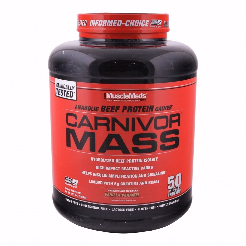 MuscleMeds Carnivor Mass – Vanilla Caramel 5.6lb 2