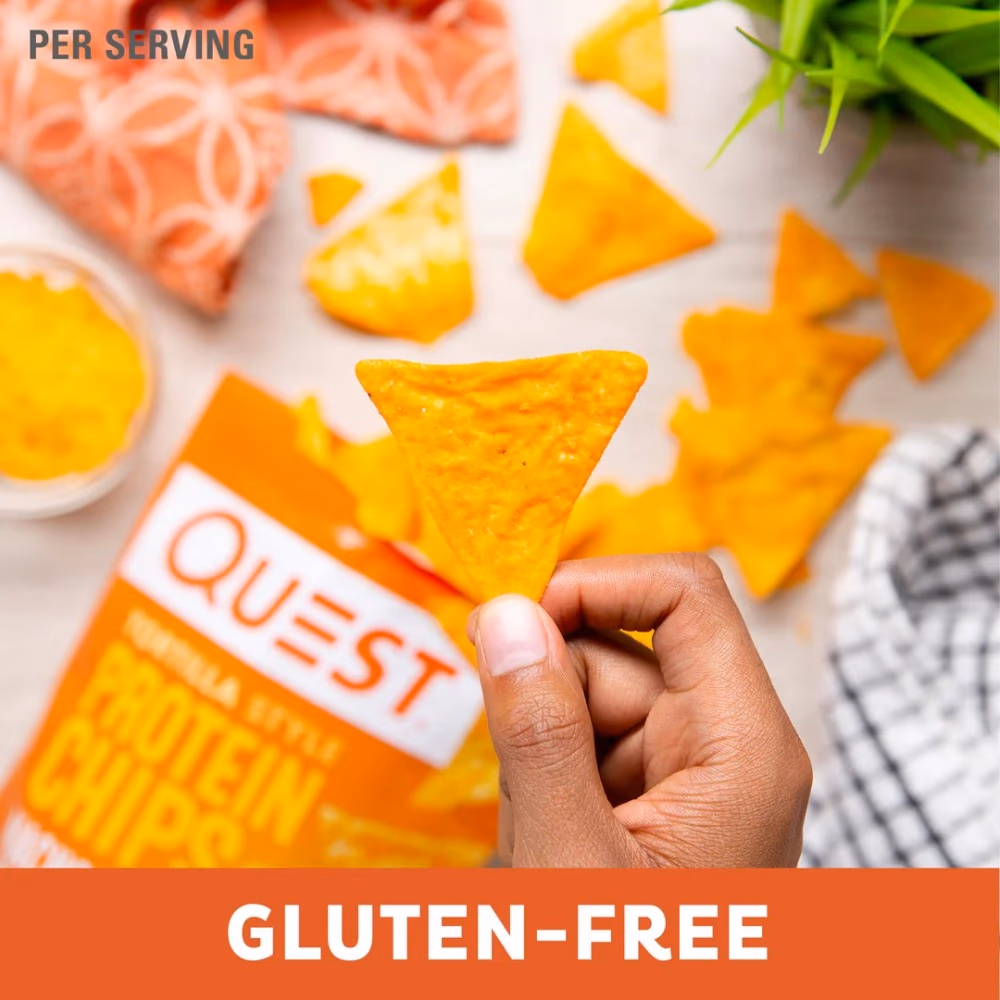 Quest Tortilla Protein Chips Nacho Cheese 32g 3