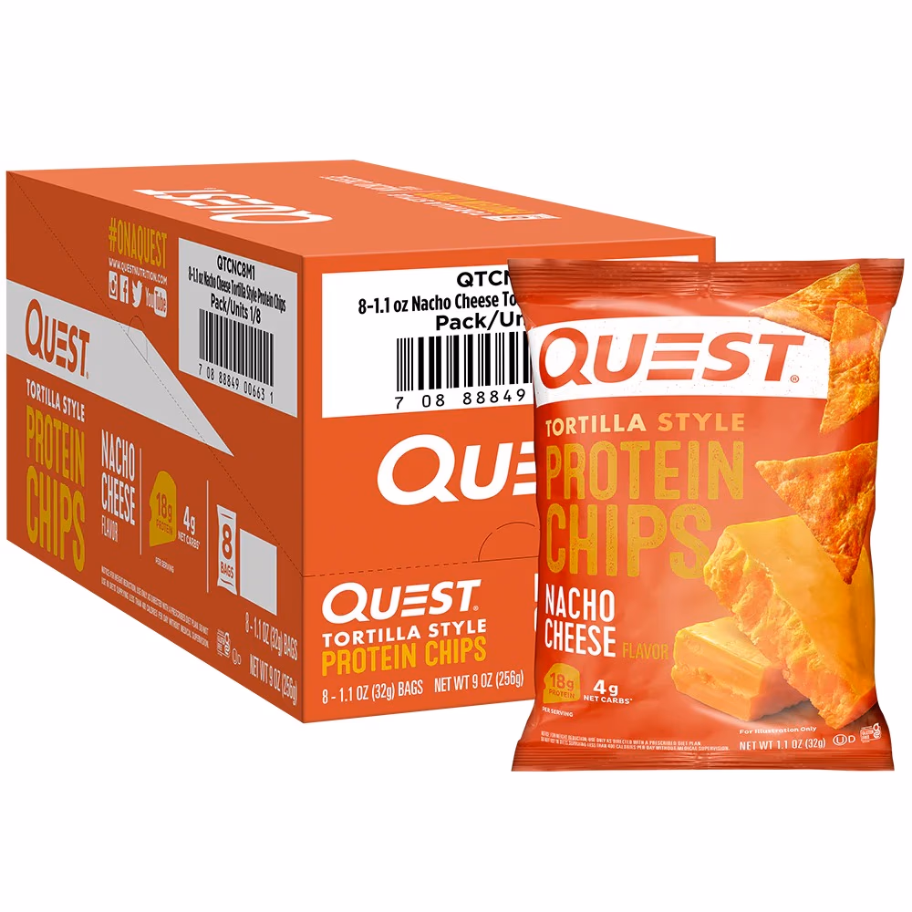 Quest Tortilla Protein Chips Nacho Cheese 32g 5