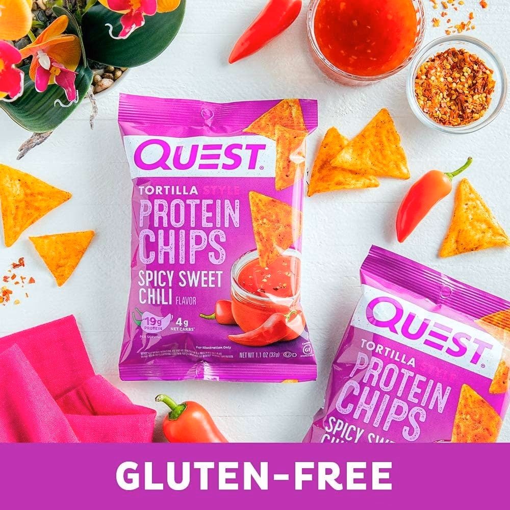 Quest Tortilla Protein Chips Spicy Sweet Chilli 32g 5