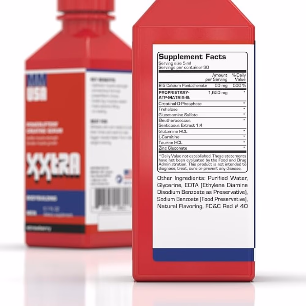 MMUSA ATP+ Fitness Creatine Serum – Strawberry (150ml) 3