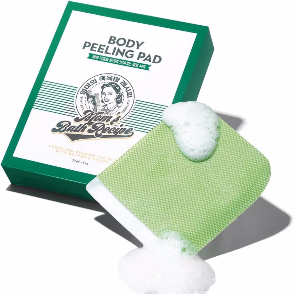 Moms Bath Recipe Body Peeling Pad Green (25ml x 8s) 3