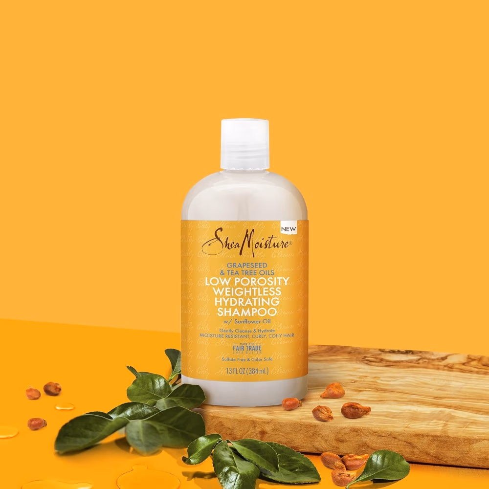 Shea Moisture Grapeseed Low Poro Hydration Shampoo 384ml 3