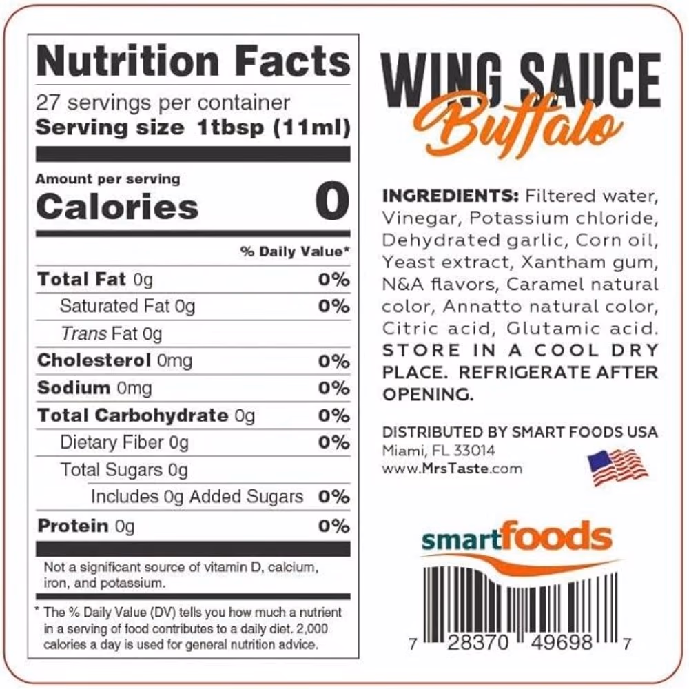 Mrs Taste Buffalo Wing Sauce 300ml 3