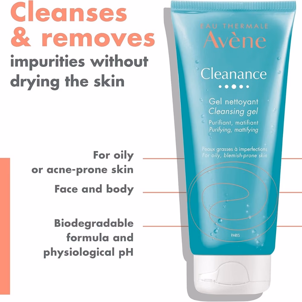Avene Cleanance Gel Tube 200ML Offer Pack 1+1 2