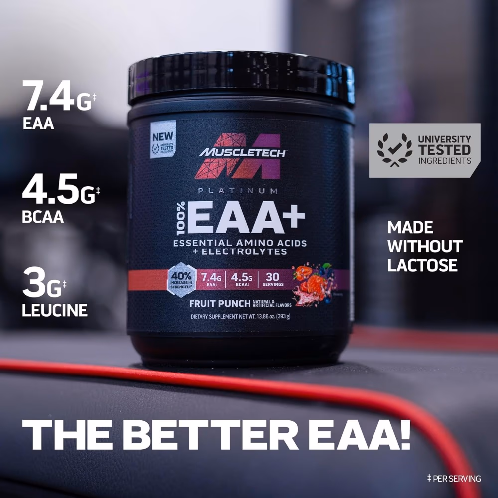 MuscleTech Platinum 100% EAA Fruit Punch 393g  3