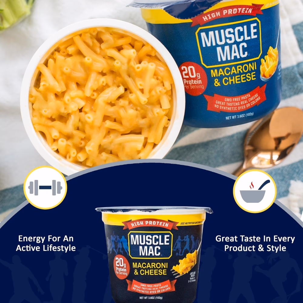 Muscle Mac Macaroni & Cheese Plain 102g 2