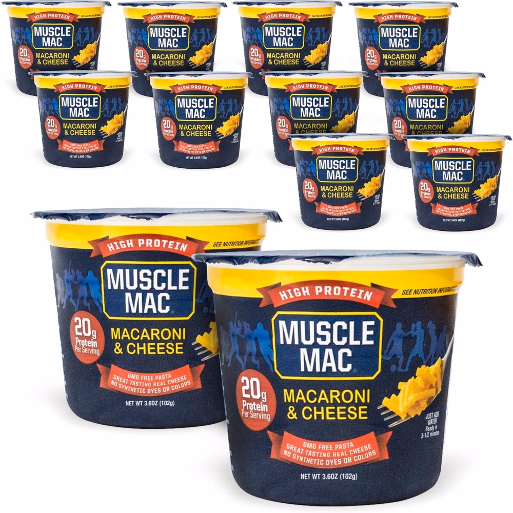 Muscle Mac Macaroni & Cheese Plain 102g 3