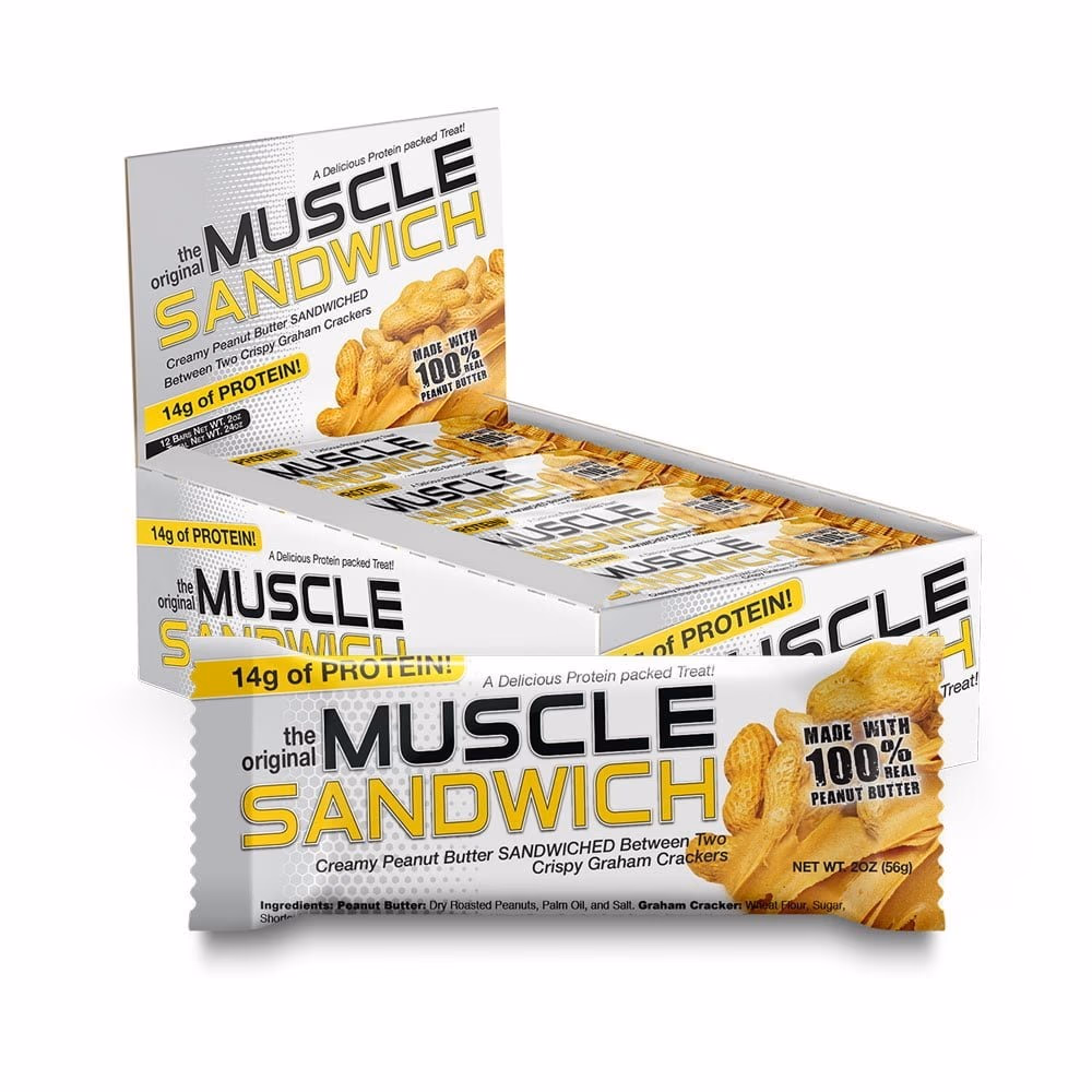 Muscle Sandwich Peanut Butter Bar (56g) 2
