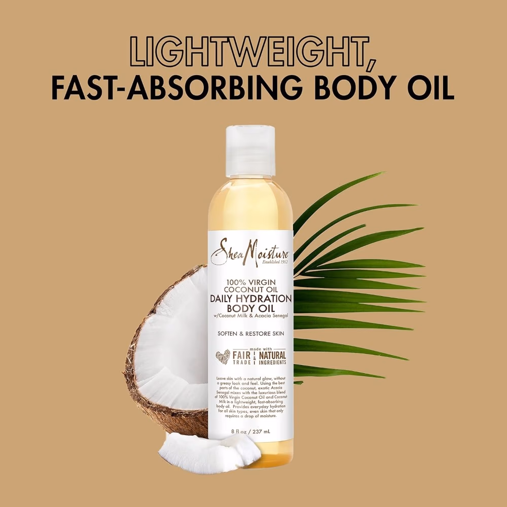 Shea Moisture Virgin Coconut Daily Hydrating Body Oil 237ml  3