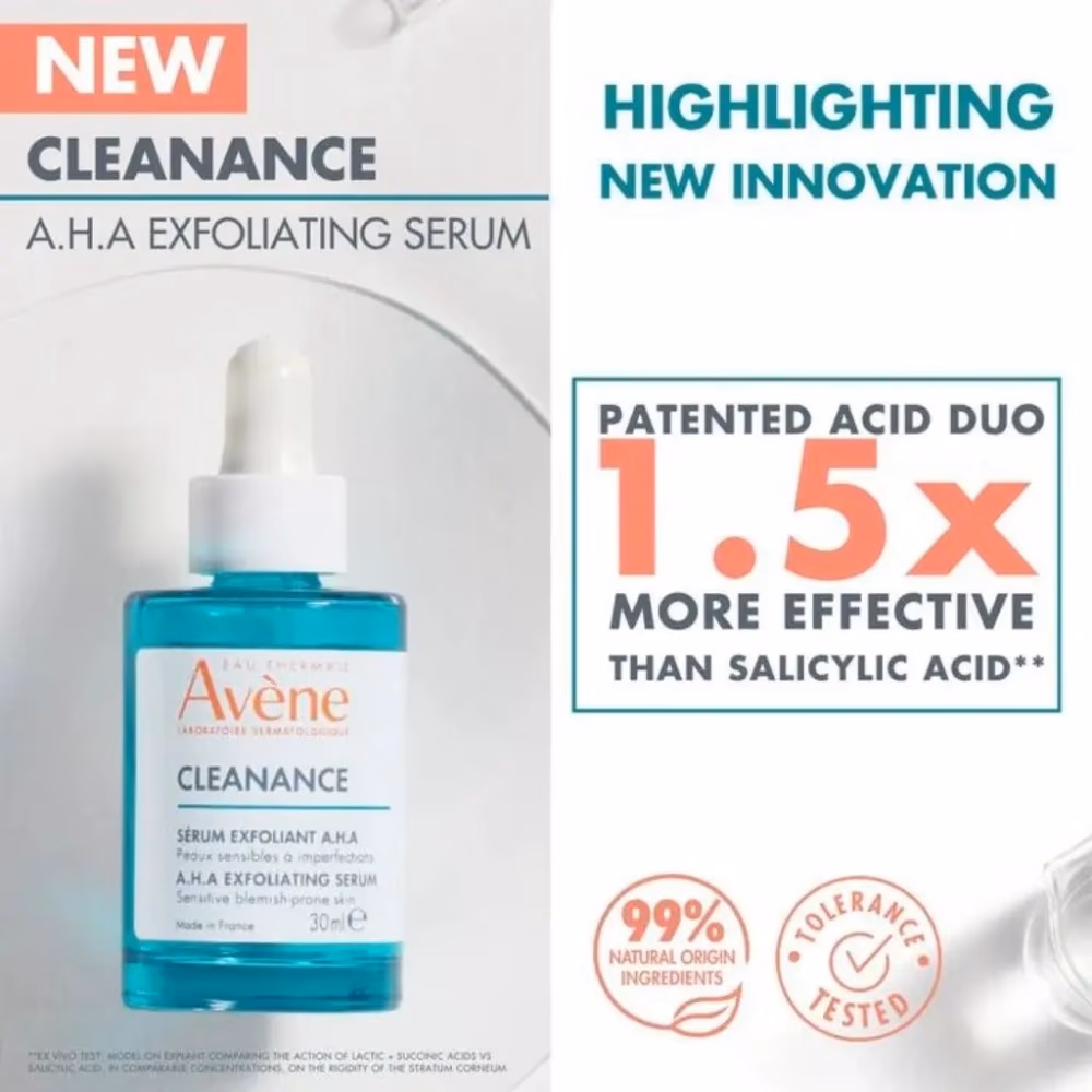 Avene Cleanance AHA Exfoliating Serum 30ml 5